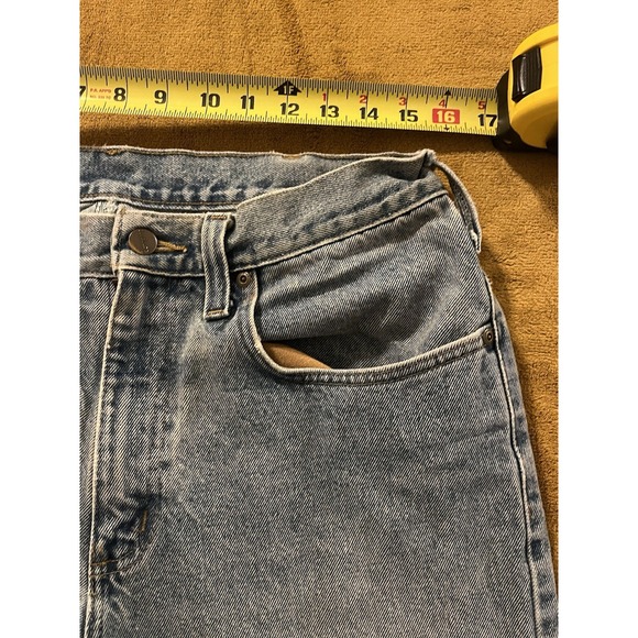 Carhartt Jeans - Blue Denim Work Wear Pants - Mens Durable Slacks - 34 x 34 - Picture 6 of 11